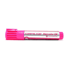 MARCADOR QUADRO BRANCO QB RECARREGAVEL ROSA 1600014 - COMPACTOR