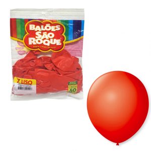 BALÃO 9 PARTY VERMELHO 30UN
