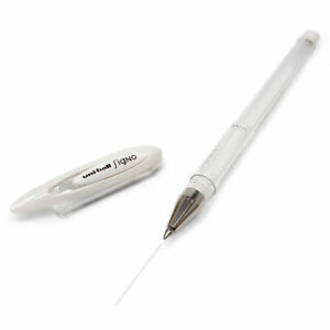 CANETA GEL UNIBALL SIGNO ANGELIC COLOUR BRANCA 17.3800 - SERTIC