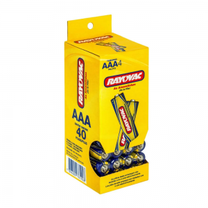 PILHA ZINCO PALITO AAA 4UNID 10303 - RAYOVAC