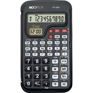 CALCULADORA CIENTIFICA 56 FUNÇOES 10DIG. BATERIA PRETA PS-105A HOOPSON - MERCORIENTAL