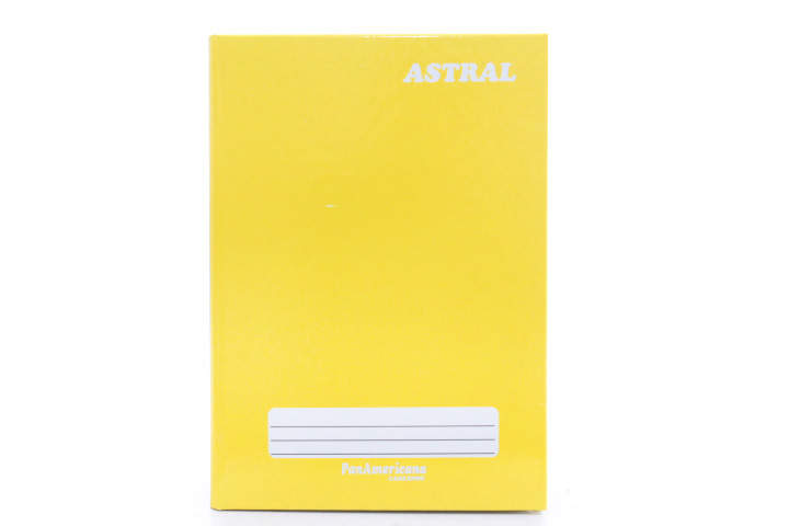 CADERNO 1/4 1M/48F CD COSTURADO AMARELO 3152 - PANAMERICANA