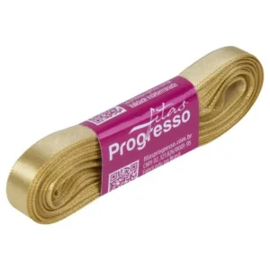 FITA DE CETIM 10MMx10M OURO 228 CF002-228 - PROGRESSO