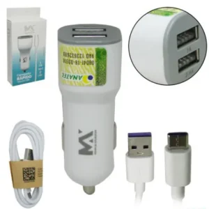 CARREGADOR CELULAR 2 USB VEICULAR 3.6A MAX731CAR