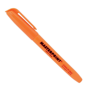 CANETA MARCA TEXTO MP 612 LARANJA 309020002 - MASTERPRINT